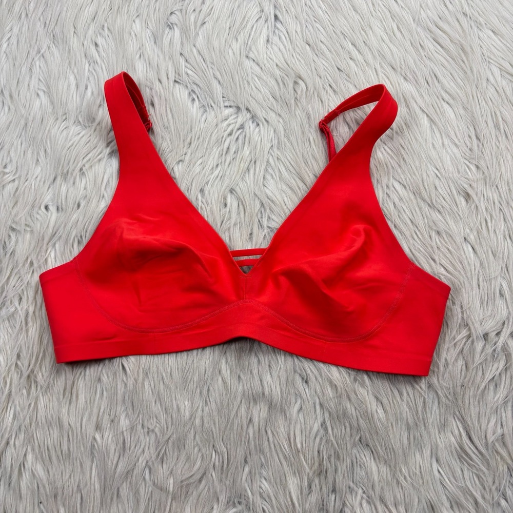 Soma Women's 34B Red Essential Un-Lined Wireless‎ Bra Bralette Comfort Lounge